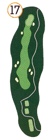 Hole 17 map
